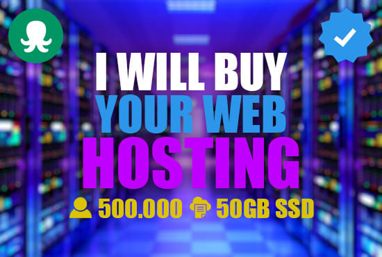 I will buy the hosting of your website