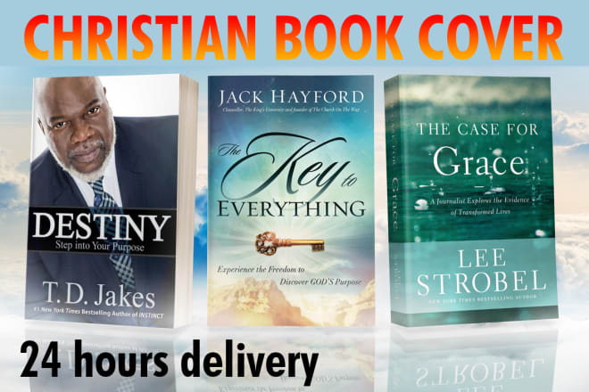 I will christian book cover design, createspace book cover design