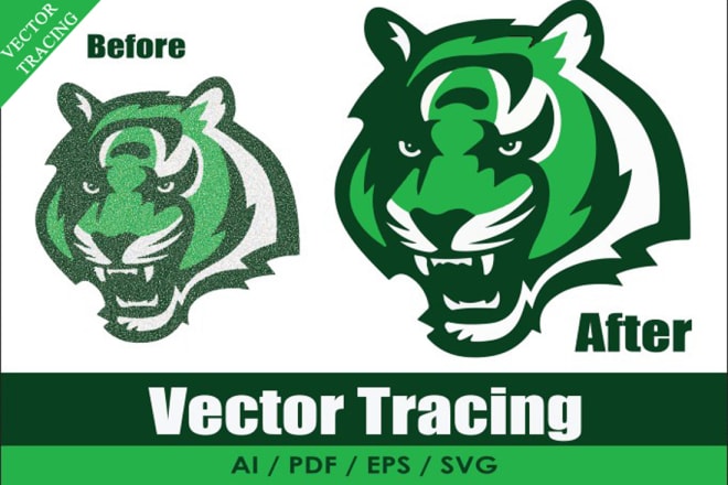 I will convert jpg to vector, ai, eps, pdf cdr