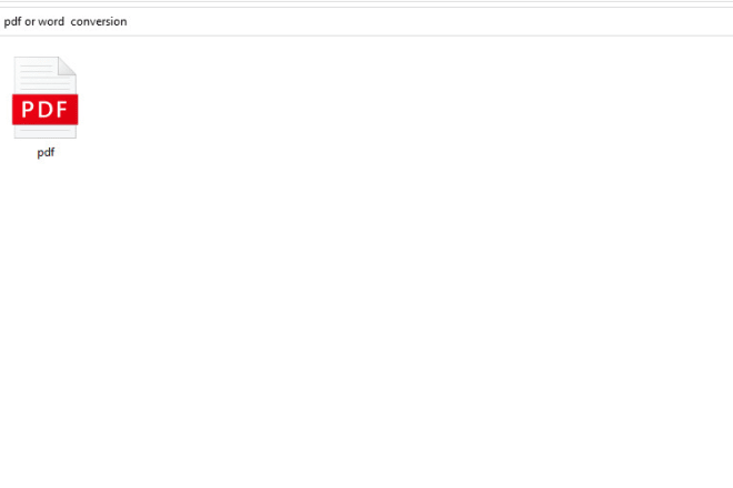 I will convert pdf in word