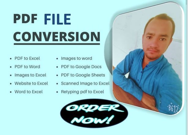 I will convert PDF to word or excel, scanned PDF to word