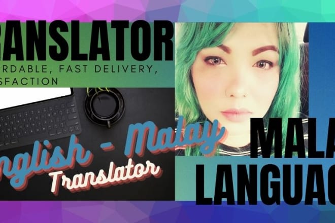 I will convert written materials from english to malay