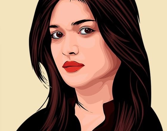 I will convert your image into face vector art and cartoonize it