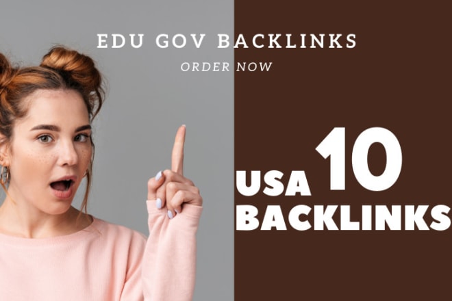 I will create 10 white hat SEO USA backlinks