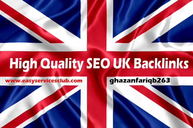 I will create 110 permanent UK backlinks with high pr site, UK SEO