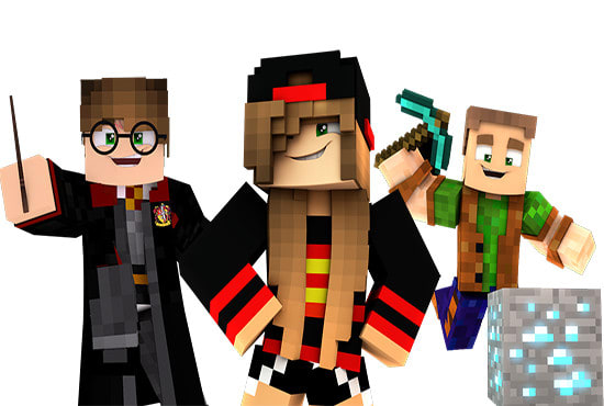 I will create 2 minecraft renders