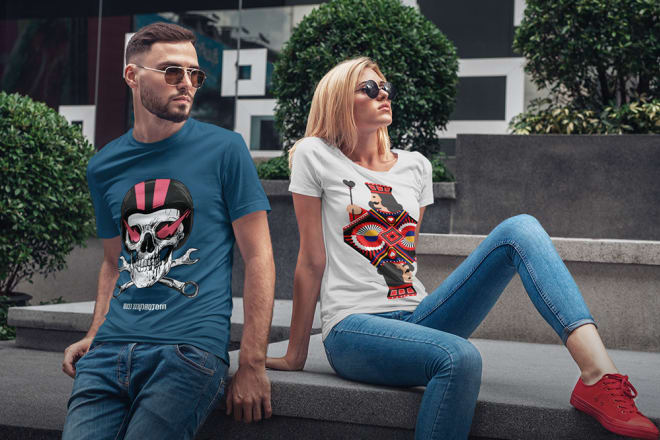 I will create 5 incredible HD t shirt mockups with real models