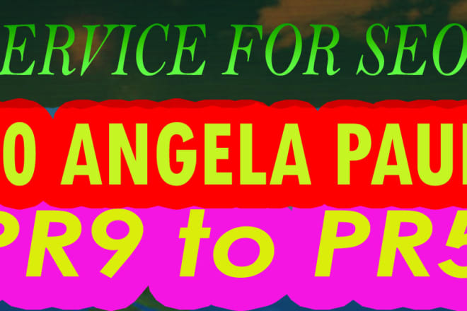 I will create 50 pr9 to5 paul angela profile backlinks