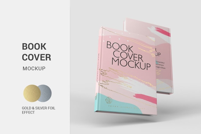 I will create a book cover mockup