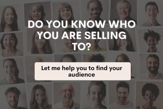 I will create a buyer persona profile for your business