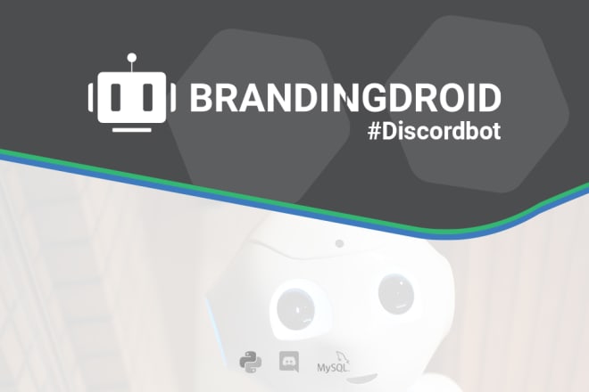 I will create a custom discord bot to support your branding story on discord