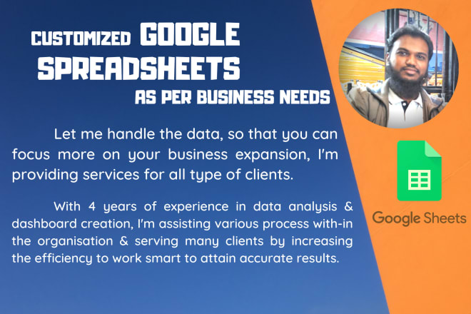 I will create a custom google spreadsheet as required with automation and tabulations