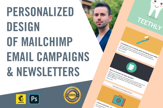 I will create a custom made mailchimp email design
