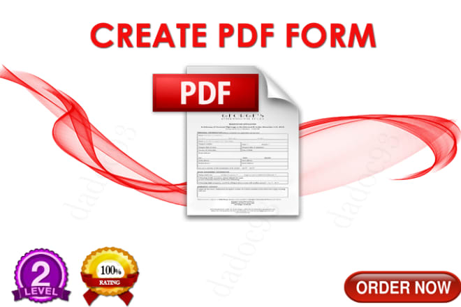 I will create a fillable PDF form