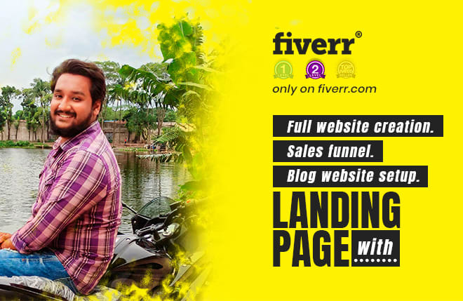 I will create a modern wordpress website, blog site, landing page