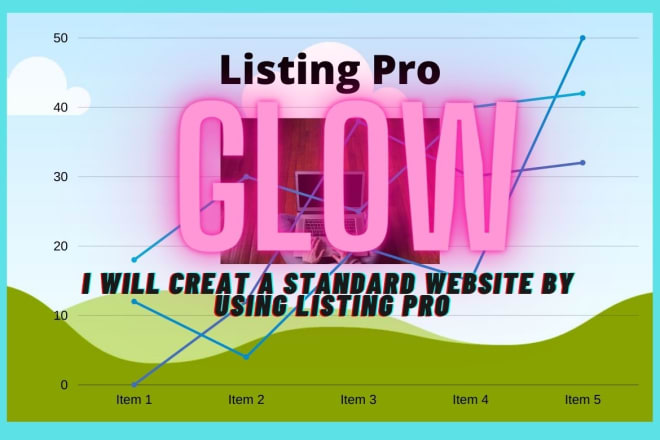 I will create a professional website for you with listing pro theme