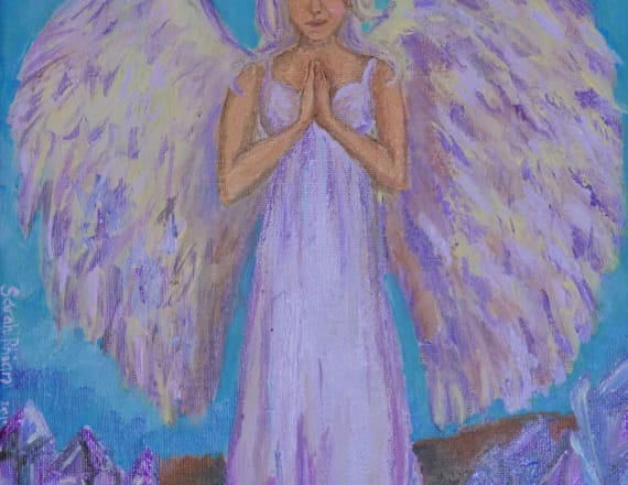 I will create a psychic art portrait of your spirit guide or angel