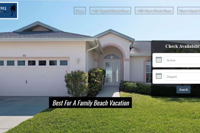 I will create a rental property website