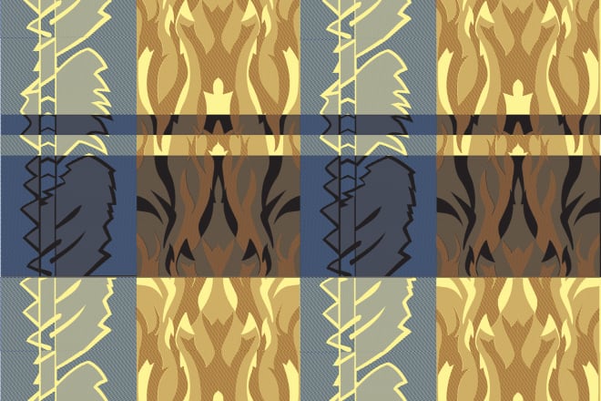 I will create a seamless pattern for you