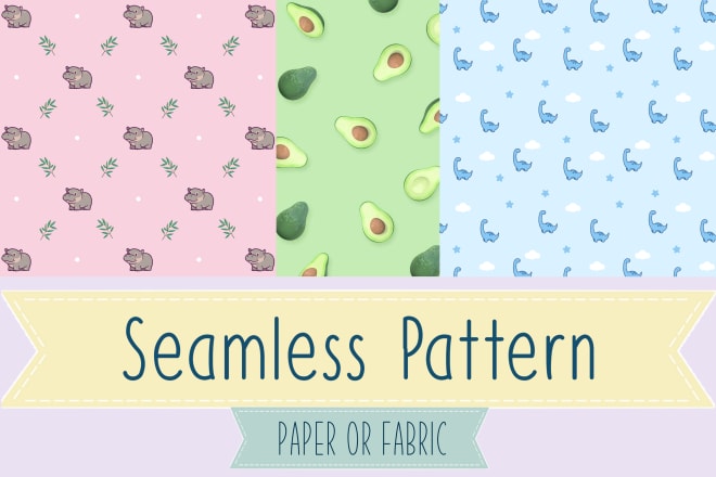 I will create a seamless pattern for you