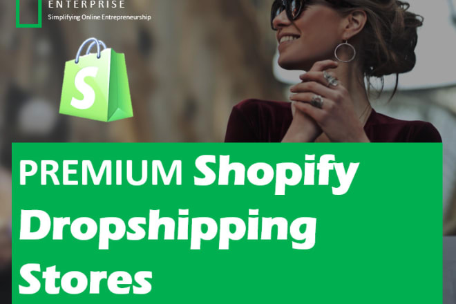 I will create a shopify dropshipping store