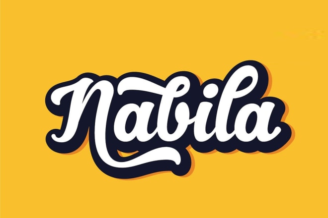 I will create a text based modern logo