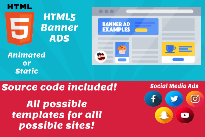 I will create amazing HTML5 ads for you