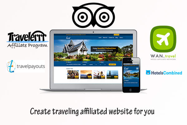 I will create amazing travel affiliated website for you