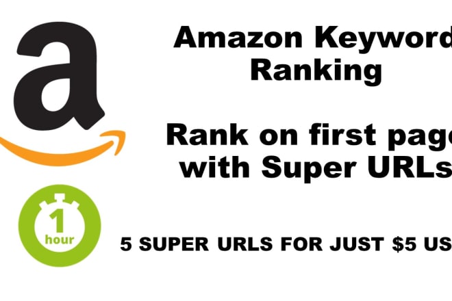 I will create an amazon super URL that will boost your ranking