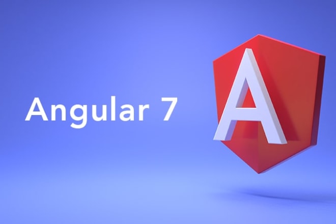 I will create an angular app or angular basic website