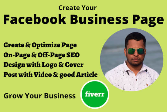 I will create and optimize your facebook business page