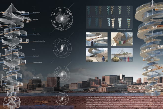 I will create architecture presentation boards and portfolio