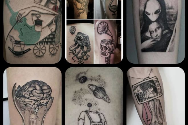 I will create authentic and highly detailed tattoo design