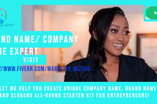 I will create business name, company name domain name, slogan