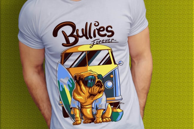 I will create custom graphics t shirt design