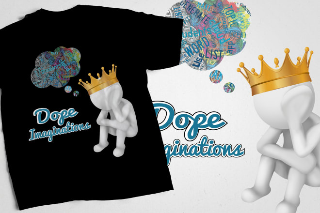 I will create custom t shirt design