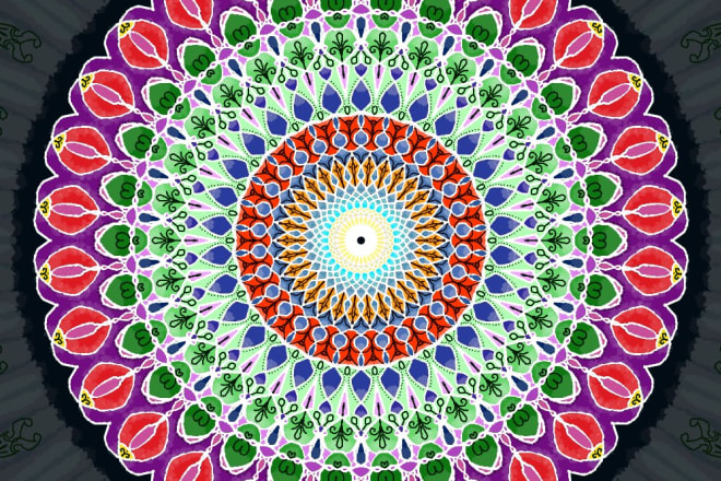 I will create digital mandala for you