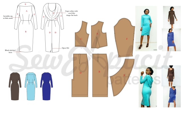 I will create digital sewing patterns of your garment designs
