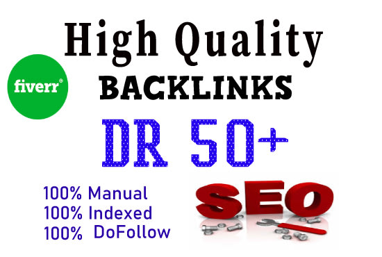 I will create DR 50 high quality homepage backlinks