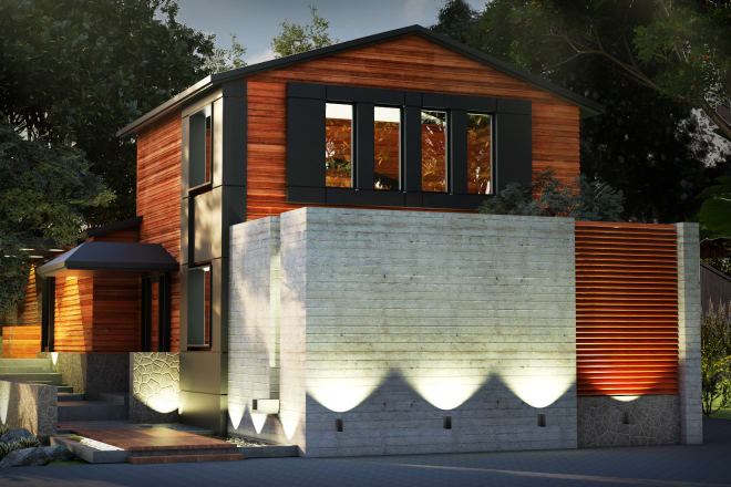 I will create exterior 3d image