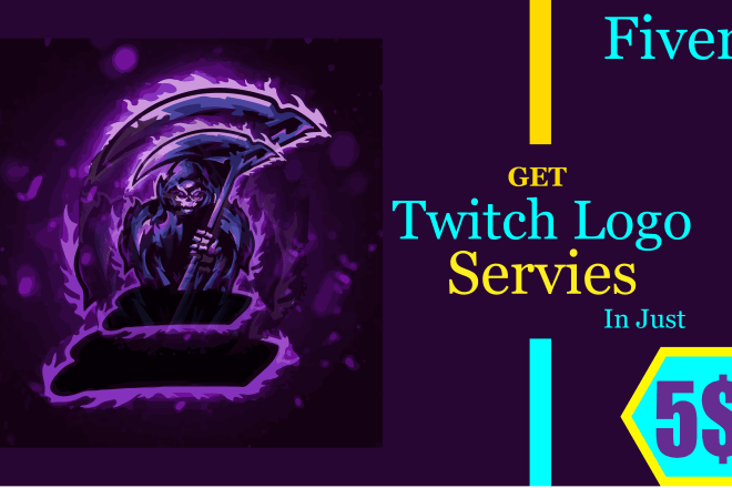 I will create fascinating twitch logo, twitch animations