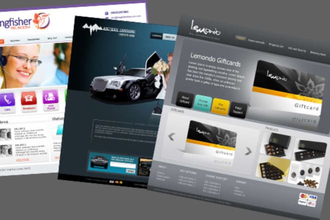 I will create homepage psd design