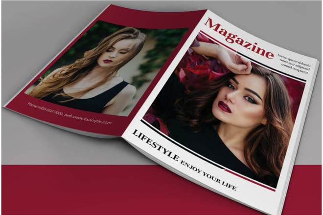 I will create magazine or lookbook or line sheet using indesign