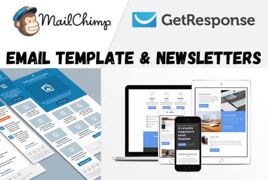 I will create mailchimp email template, newsletter getresponse