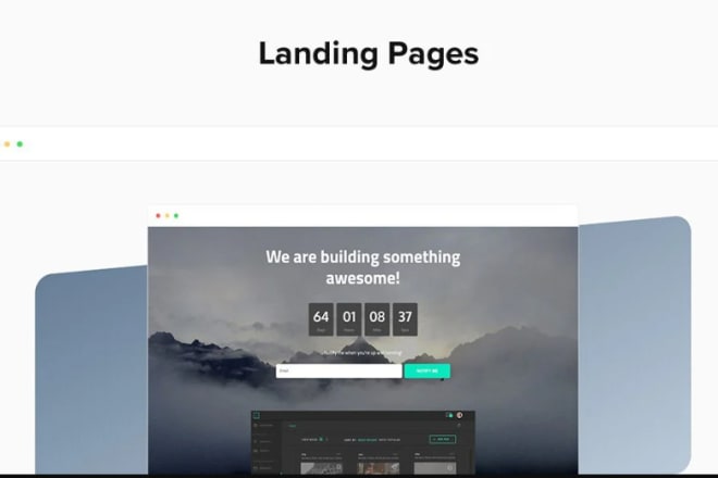 I will create mailchimp sign up form, get respond landing page