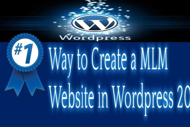 I will create MLM website, MLM membership site