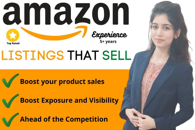 I will create optimized amazon listing and description