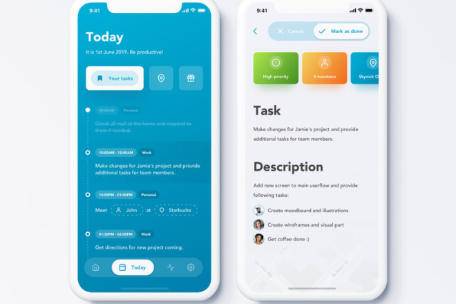 I will create professional ui ux design for your mobile app idea