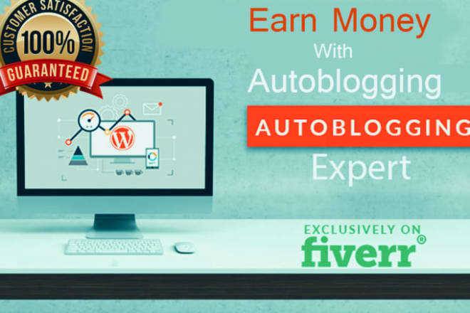 I will create profit making responsive auto blogging website