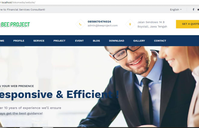 I will create responsive web design with bootstrap